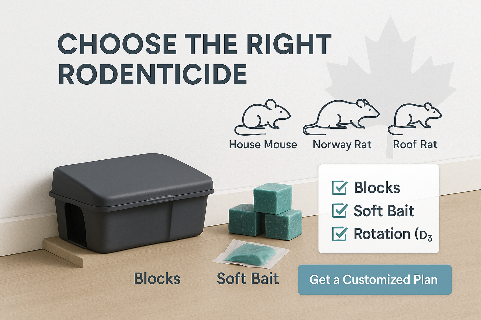 How to select the correct rodenticide