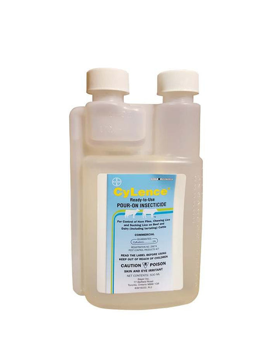Cylence Pour On Insecticide for control of horn flies, chewing lice on beef and cattle 500mL - rodenticidecanada.cominsecticiderodenticidecanada.com7459520852126008 - 667