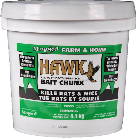 Motomco Rodent Hawk All - Weather Bait Chunx Rat Mice Rodent 4.1kg - rodenticidecanada.comBait Stationsrodenticidecanada.com7459163787076gps - new - 01