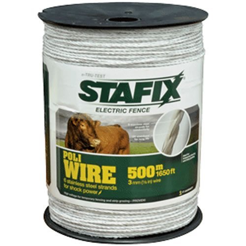 Stafix Poliwire 6 Strip/1650ft (White) - rodenticidecanada.comTOOLSrodenticidecanada.com8508221718626KAN - 533 - 401