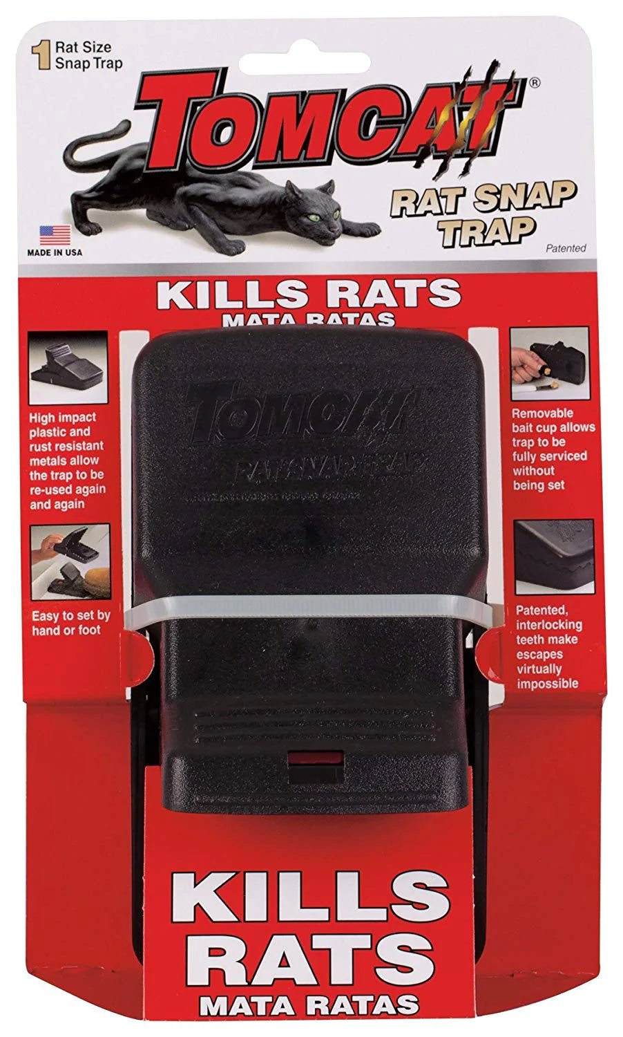 Motomco Tomcat Rat Snap Trap - rodenticidecanada.comLawn & Patiorodenticidecanada.com048745335216Snap - trap - 1