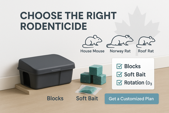 Rodenticide Canada Motomco Hawk Jaguar Tomcat rat bait chunks mice ...