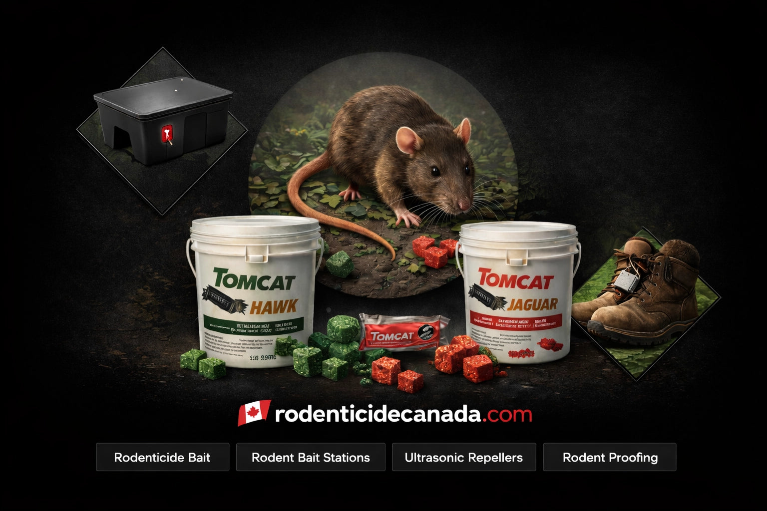 How to use rodenticides in Canada