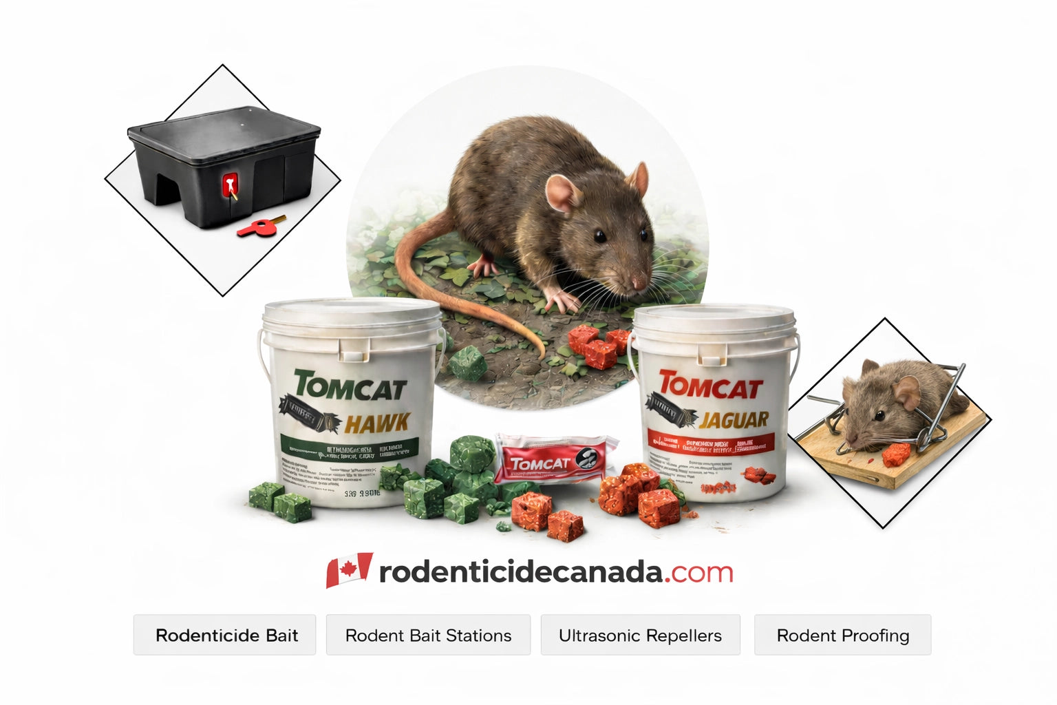 Motomco Rat Mice Mouse and other rodent Bait