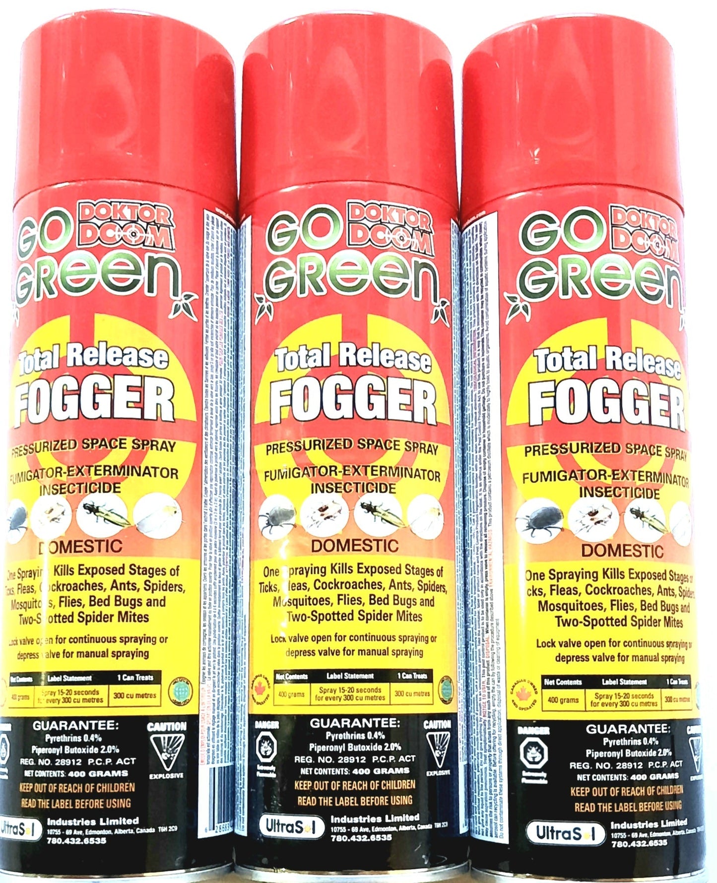 Total release Fogger 3 pack