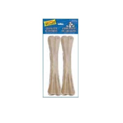 Petmax DD6020 Cattleranch Quality Rawhide Pressed Bones 2/pk