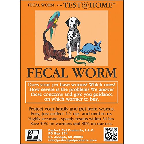 Perfect Pet DD1255 Test Home Fecal Worm Test Kit at Home