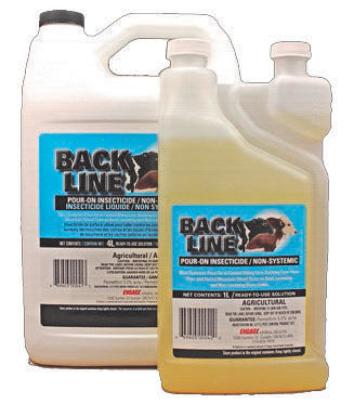 BackLine Pour On Permethrin For control of biting lice, sucking lice 4L