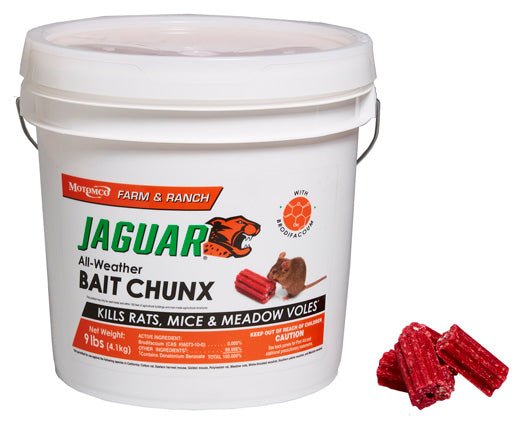 Jaguar Mouse and Rat Bait Chunx, 9-Pounds / 4.1kg