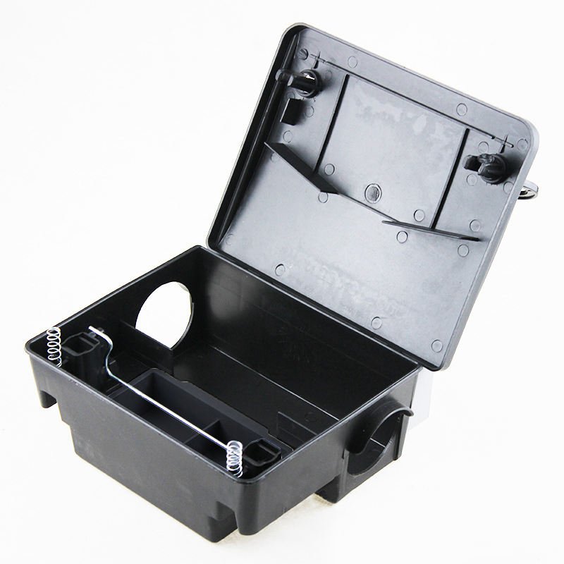 Plastic mouse rodent bait station reusable black large tamper proof mouse traps and rat bait station for rat outdoor - rodenticidecanada.comBait Stationsrodenticidecanada.com74496999572341.60069E+12
