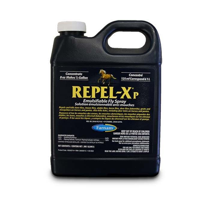 Repel-X equine horse emulsifiable fly spray Pyrethrin ...