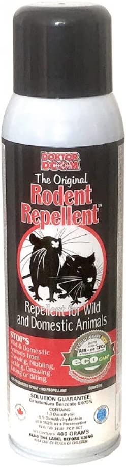 Rodent Repellent spray Denatonium benzoate Doktor Doom - rodenticidecanada.comPET_PEST_CONTROLrodenticidecanada.com7448639501018792 - 034
