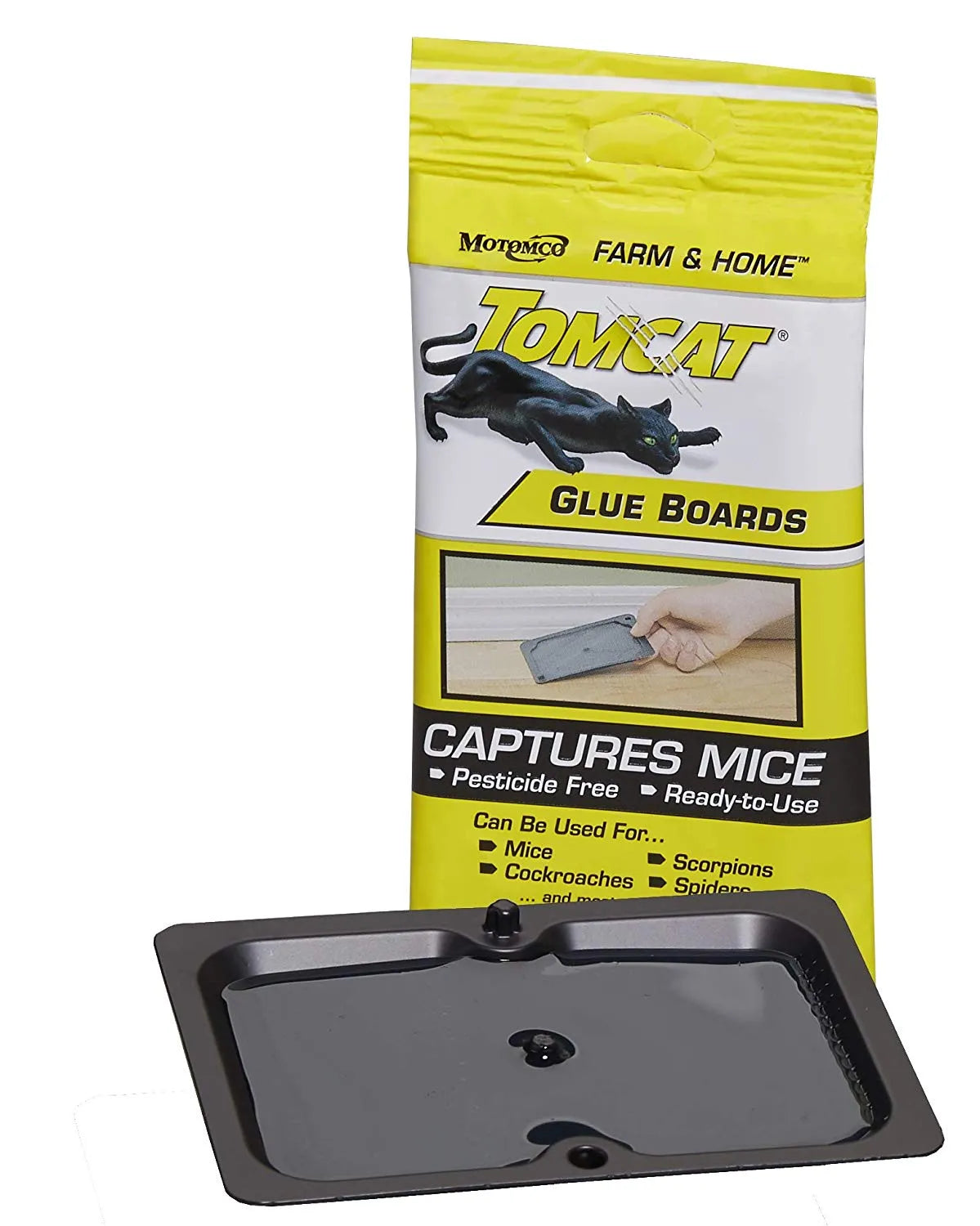 TOMCAT MICE GLUE BOARD VALUE P, Units Per Package: 2 by Motomco