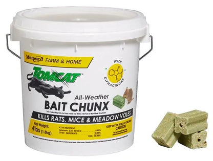 Tomcat rat bait chunx 9lbs/4.1kg - rodenticidecanada.comPestrodenticidecanada.com6249725114928Tomcat4.1kg