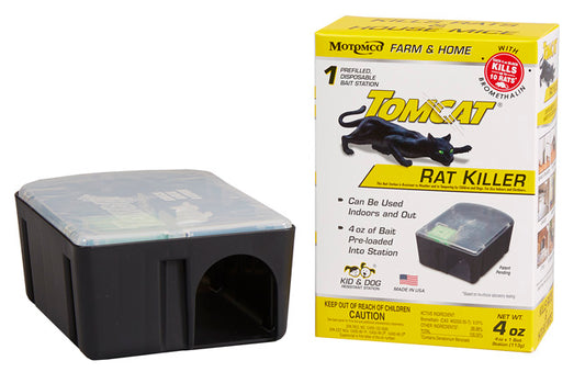 Tomcat Bait Station - Rat Killer- bait station value pack 4 kg