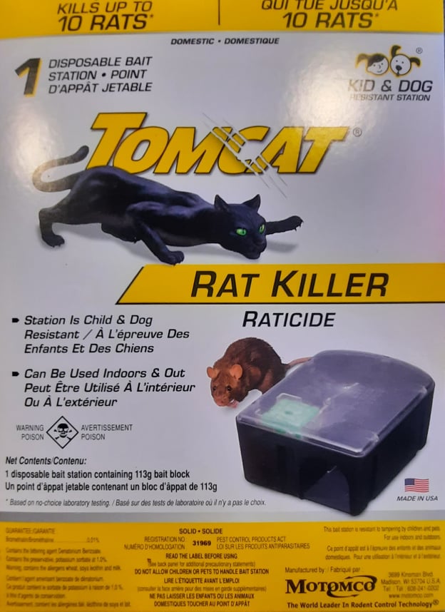 Tomcat Bait Station - Rat Killer - pack de valeur de la station d'appât