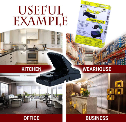 Mouse Rodent Rat Poison Trap Killer - Child and Dog Resistant - Disposable 4 pack stations - rodenticidecanada.comPestrodenticidecanada.com739601287847mouse - killer - disposable - 